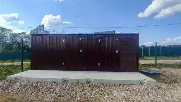 Хозблок/склад для личных вещей в шоколадном цвете в дер. Заречье, Можайский р-н, МО