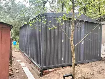 Вместительный 7 метровый гараж в графитовом цвете в пос. Усово-Тупик, Одинцовский р-н, МО