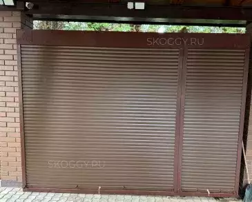 Роллетный шкаф для садового инвентаря в шоколадном цвете в с. Клёново, Троицкий адм.окр, г. Москва